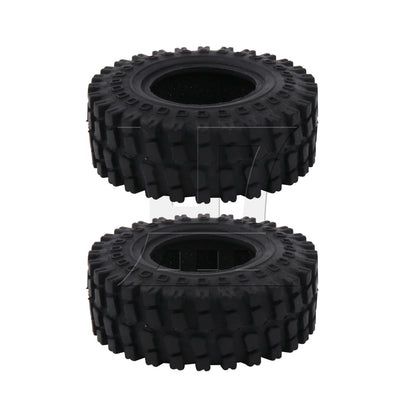 BQLZR 4Pieces RC 1:24 Rubber Tyre 60mm OD x 20mm T Replacement for FMS C3050BL 1:24