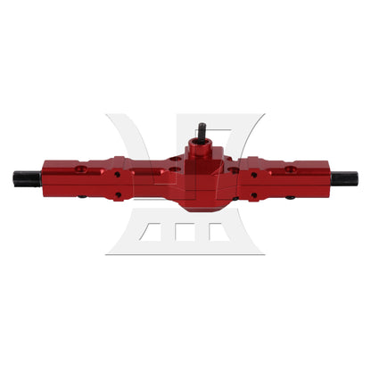 BQLZR 2Pieces RC1:16 Red Al. Front Rear Bridge Shaft Set Replacement for Henglong