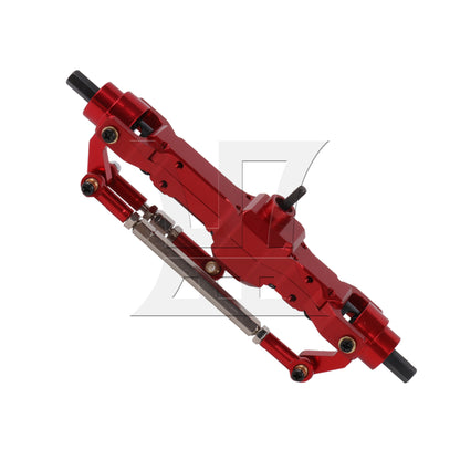 BQLZR 2Pieces RC1:16 Red Al. Front Rear Bridge Shaft Set Replacement for Henglong