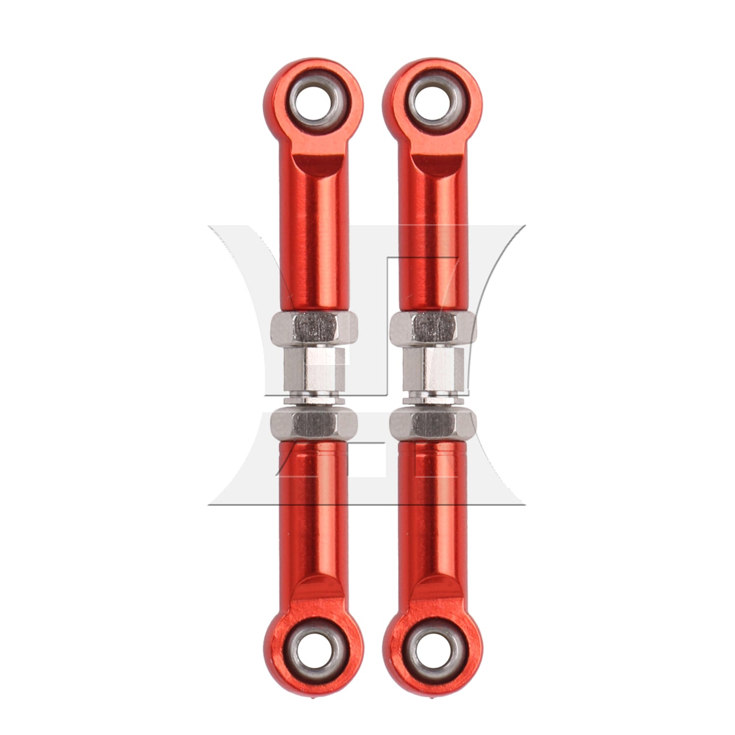 BQLZR 8Pieces RC1:24 Adjustable Upper Pull Rod Axle Link Replacement for FMS C3063R