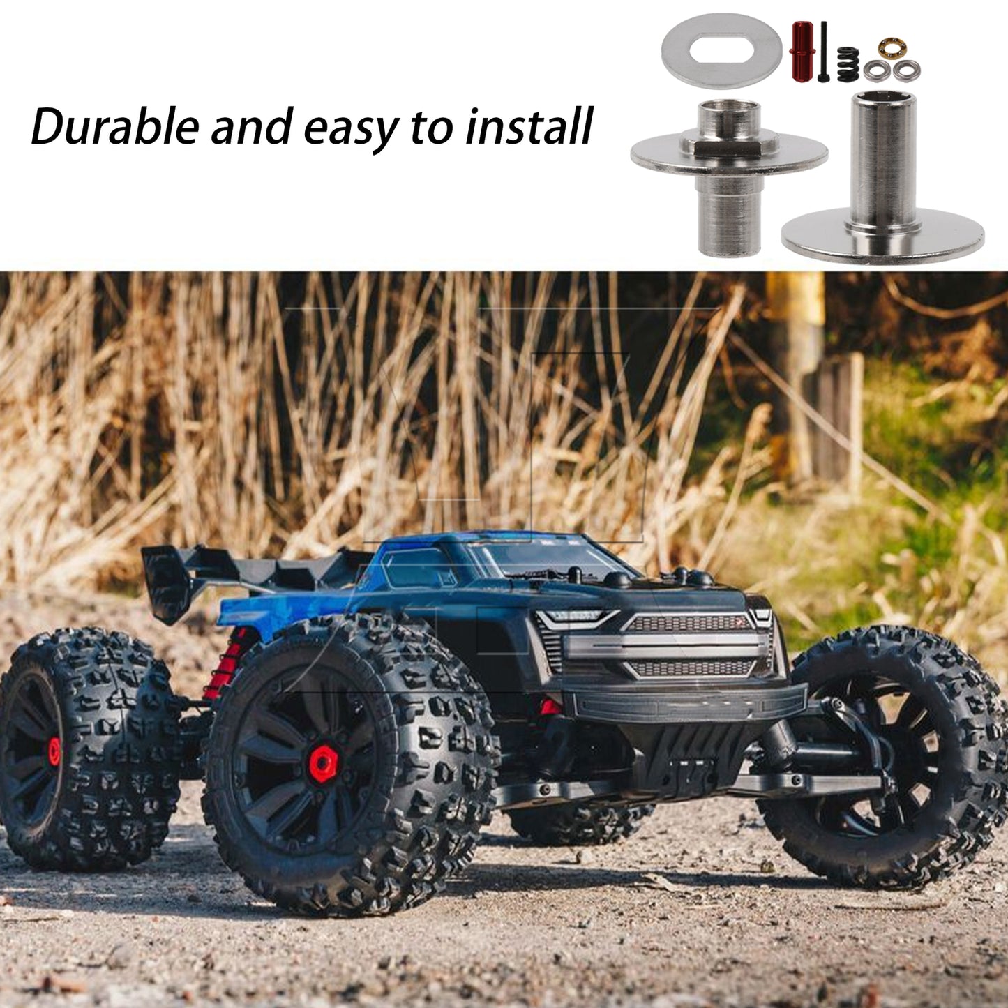 BQLZR RC 1:10 Slipper Plate & Hub Set Replacement for ARRMA Granite D3-ARA310946S