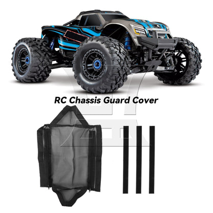 BQLZR RC1:10 Nylon Chassis Guard Cover Replacement for TRAXXAS #89086-4 1:10 Black