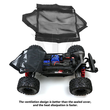 BQLZR RC1:10 Nylon Chassis Guard Cover Replacement for TRAXXAS #89086-4 1:10 Black