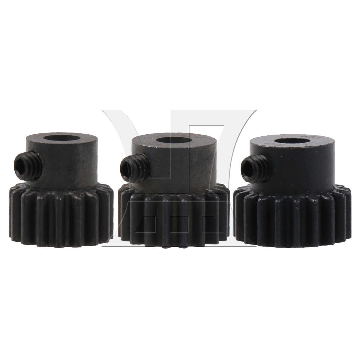 BQLZR 6Pieces RC1:8 Steel Pinion Gear 0.8 M 5mm 16T-21T 32P Replacement for TRAXXAS
