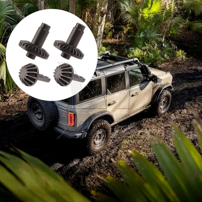 BQLZR 4PCS Front Rear Axles Gear RC1:18 Parts Replacement for Crawler Car 26T 13T