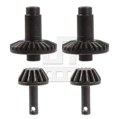 BQLZR 4PCS Front Rear Axles Gear RC1:18 Parts Replacement for Crawler Car 26T 13T