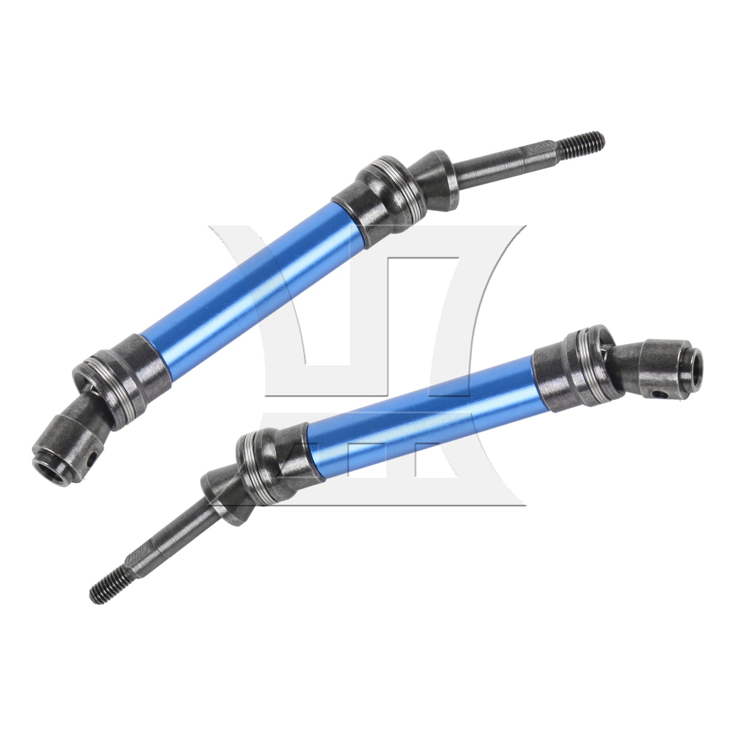 BQLZR 4 Pieces RC1:10 Front Rear Drive Shaft Replacement for TRAXXAS w/ Hex Adapters