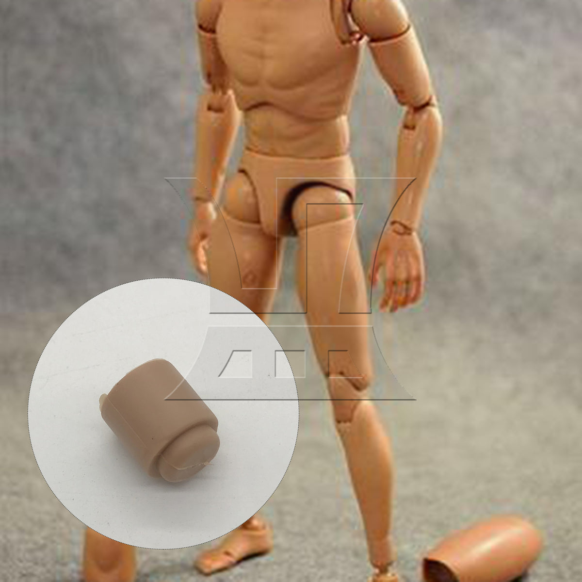 BQLZR 1pc Soldier Body Doll Neck Joint Connector 1:6 for Painting Copying and Modeling Display
