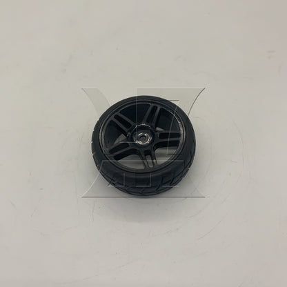 BQLZR 1pc RC1:10 On Road Car Tire and Black Wheel Rim for Model Car Repair Replacement Spare Parts