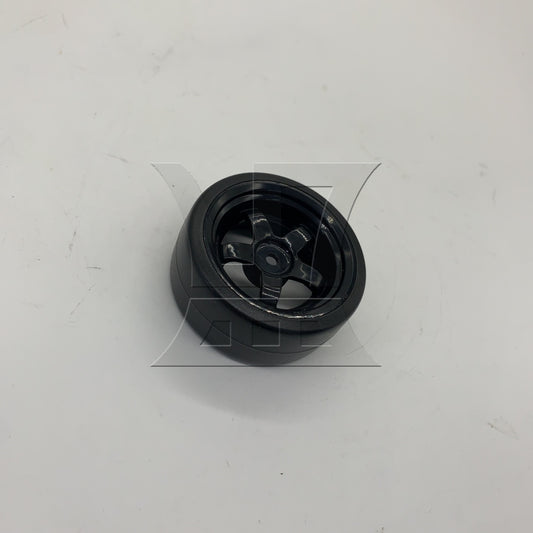 BQLZR 1pc Rc1:10 Racing Tires and 5-Spoke Black Wheel Rim 290142 for Model Car Racing