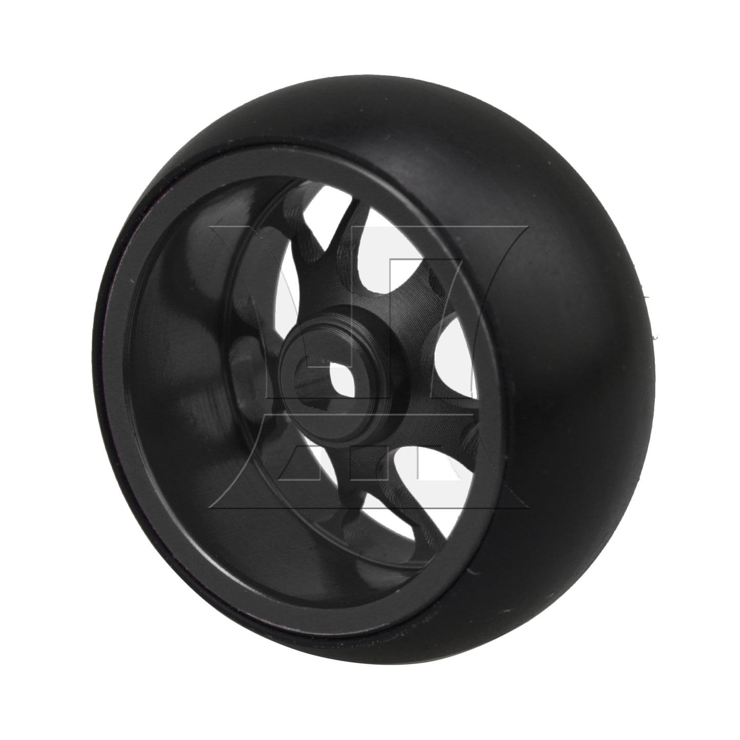 BQLZR 1pc RC1:28 Mesh Black Metal Drift Tire 25x11mm for RC1:28 Model Car