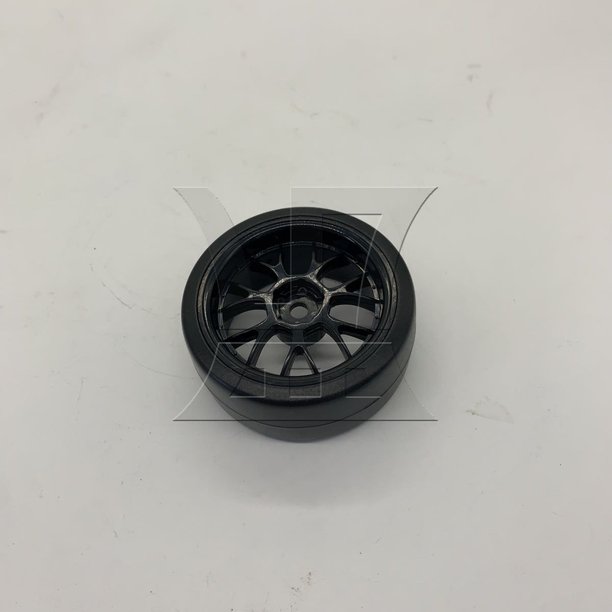 BQLZR 1pc Rc1:10 Racing Car Drift Tires and Y-Shaped Black Wheel Rim 290101 for Model Car Racing