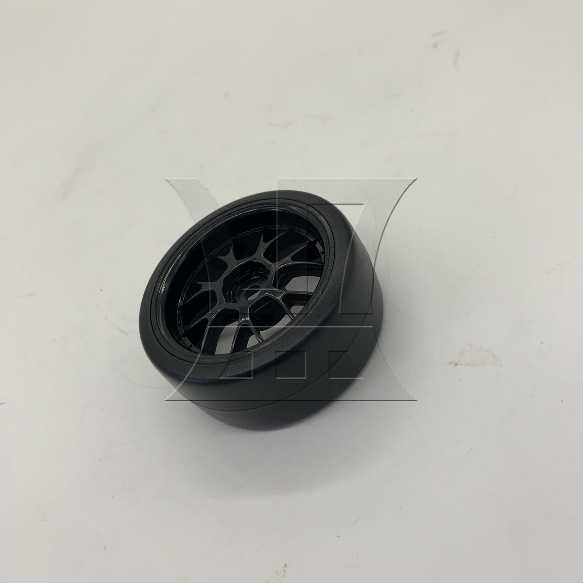 BQLZR 1pc Rc1:10 Racing Car Drift Tires and Y-Shaped Black Wheel Rim 290101 for Model Car Racing