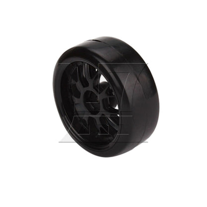 BQLZR 1pc Rc1:10 Racing Car Drift Tires and Y-Shaped Black Wheel Rim 290101 for Model Car Racing