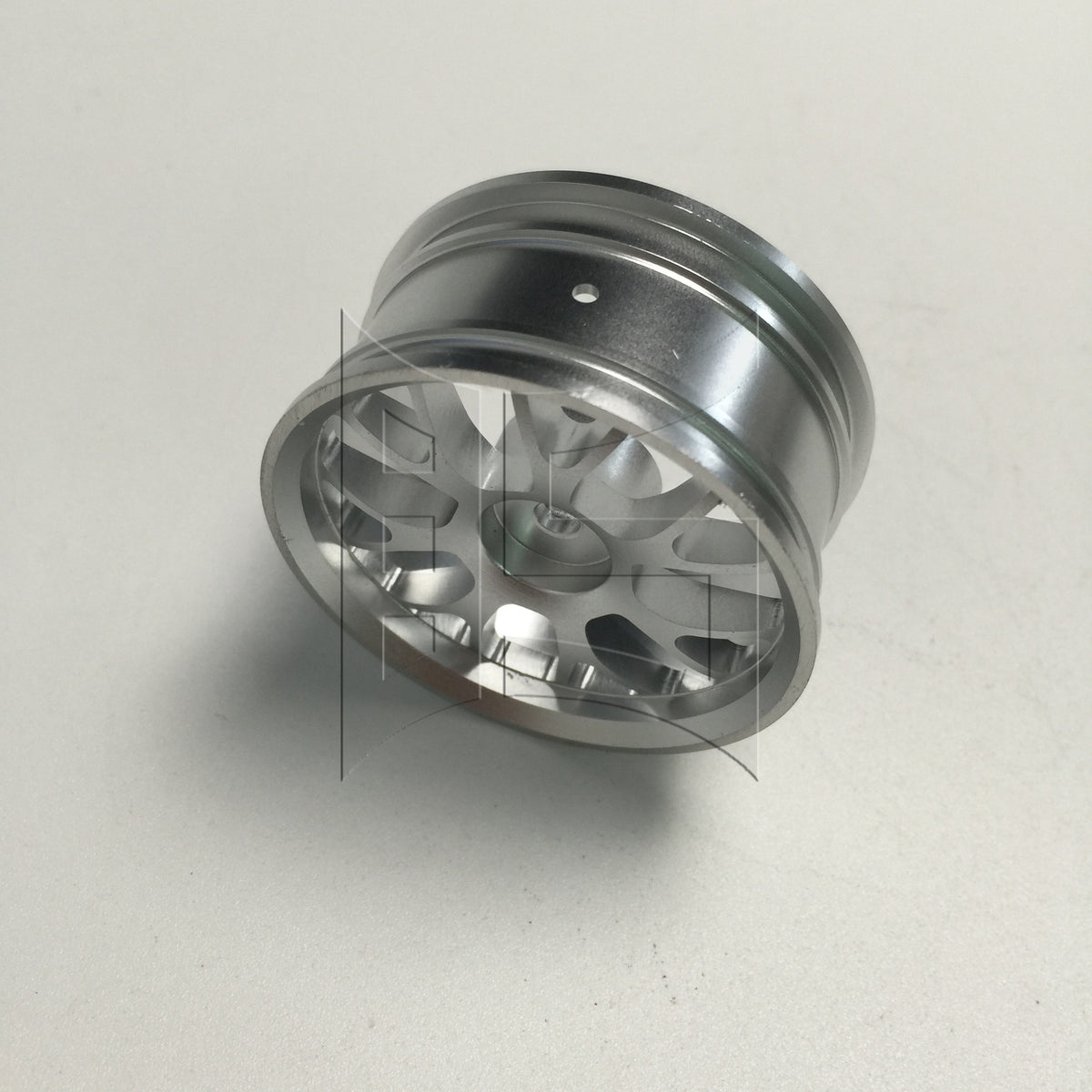 BQLZR 1pc RC1:10 On Road Car Aluminum Alloy Y-Shaped Wheel Rim 50008S Silver for Model Car Racing
