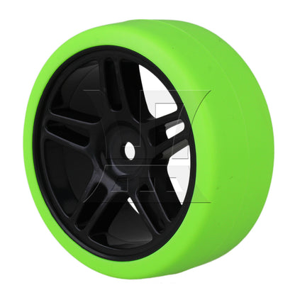 BQLZR 1pc RC1:10 Flat Sports Car Drift Tire Black Plastic Wheel Hub for RC1:10 Flat Sports Car