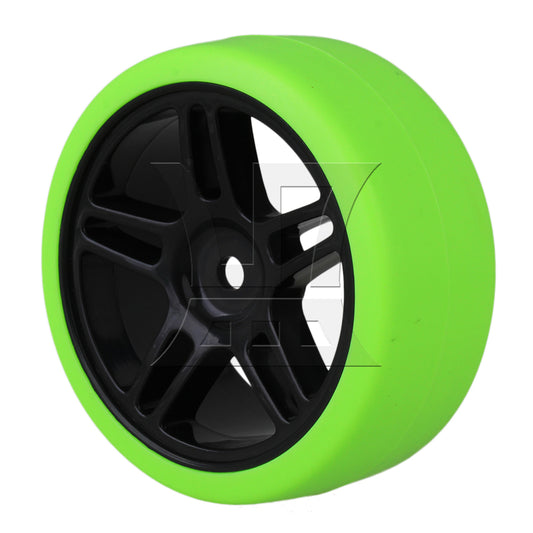 BQLZR 1pc RC1:10 Flat Sports Car Drift Tire Black Plastic Wheel Hub for RC1:10 Flat Sports Car