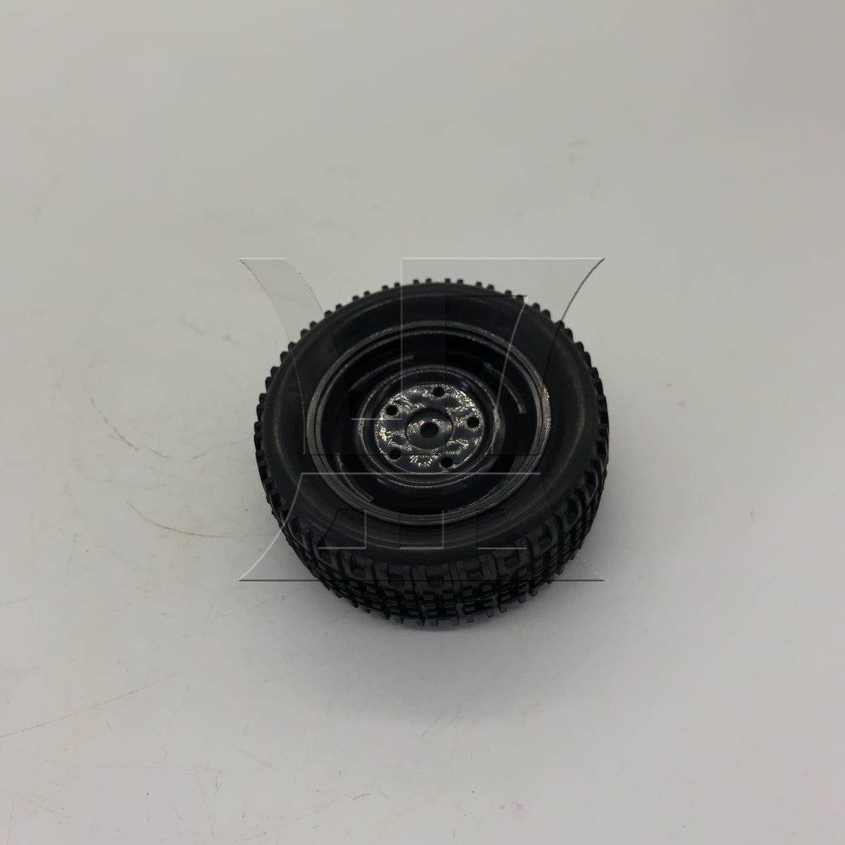 BQLZR 1pc RC1:10 On Road Car Tire and 4-Hole Plastic Wheel Rim 20662 Black for Model Car Racing