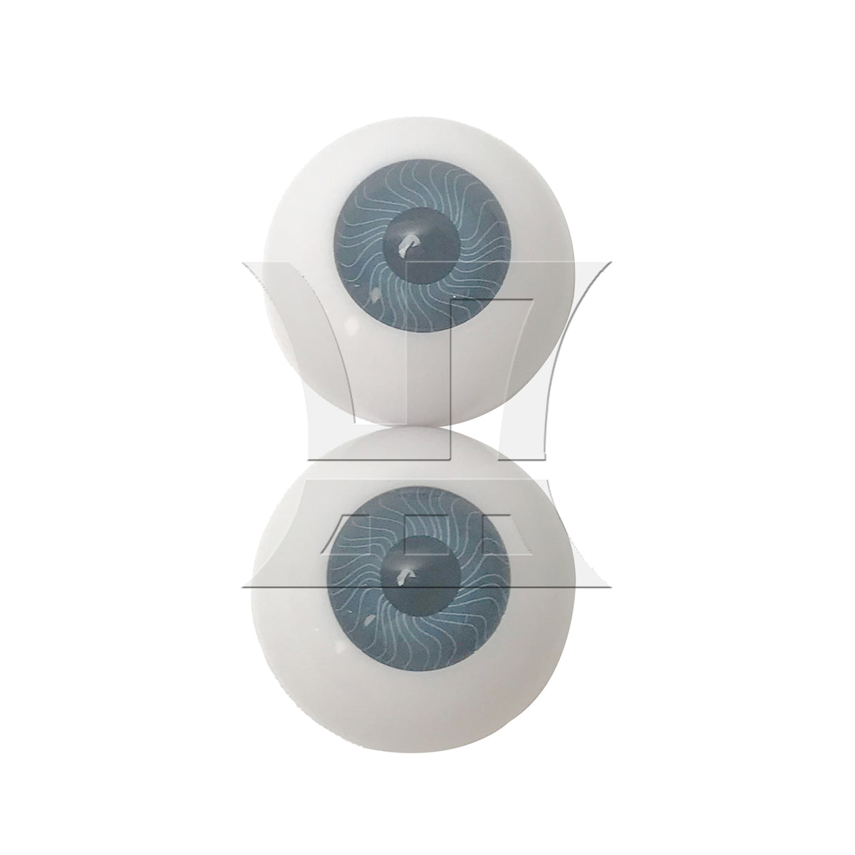 BQLZR 2pcs Half Covered Eyeball 26mm Grey for Human Model