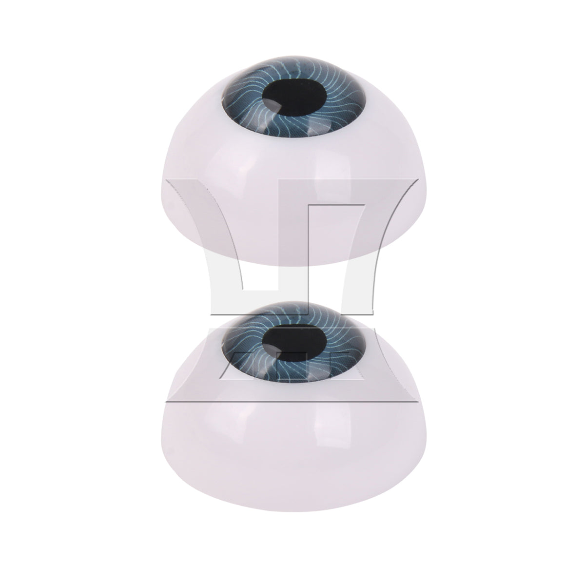 BQLZR 2pcs Half Covered Eyeball 26mm Grey for Human Model