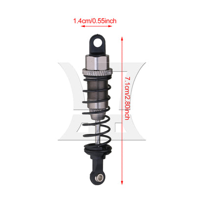 BQLZR 1pc RC1:12 Off Road Front Shock Absorber 0016 Titanium Color Model Car Repair Replacement Spare Parts