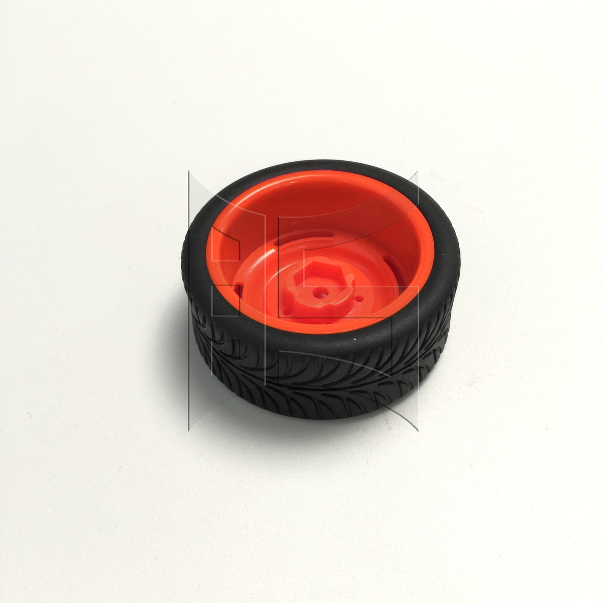 BQLZR 1pc RC1:10 On Road Car Tire and 5-Hole Wheel Rim for Model Car Repair Replacement Spare Parts