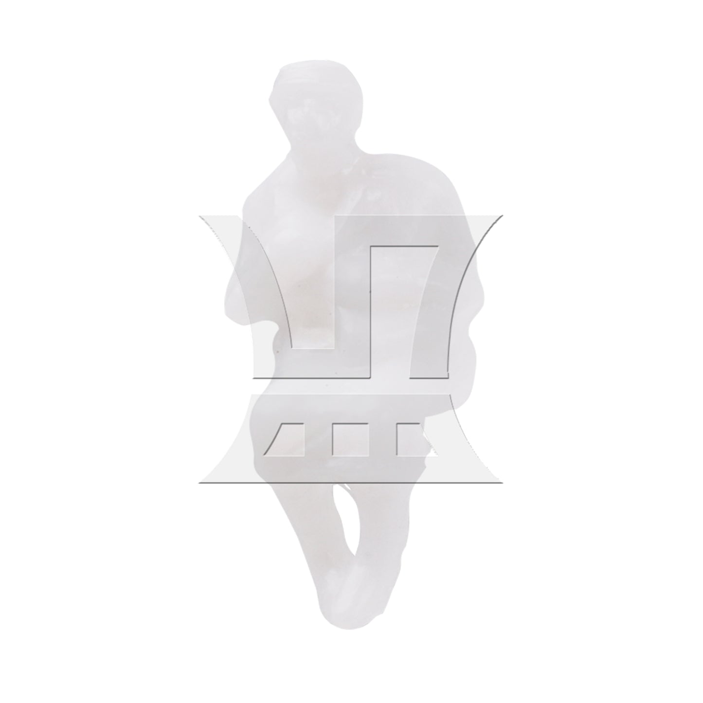 BQLZR 100 Pieces 1:100 Scale People Mannequin Model Unpainted Figures Men & Women