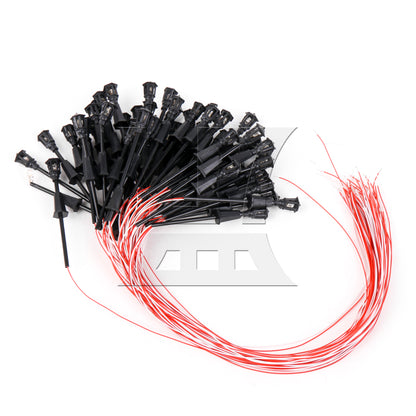 BQLZR 50 Pieces 1:100 Model Layout Street Outdoor Light Layout Lamppost 6V/3V B-6