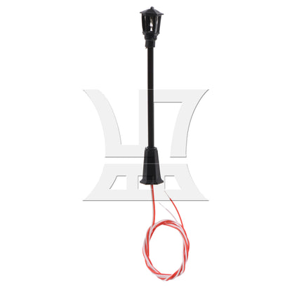 BQLZR 50 Pieces 1:100 Model Layout Street Outdoor Light Layout Lamppost 6V/3V B-6