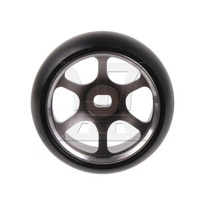 BQLZR RC1:28 Drift 6 Spoke Wheel Tyre 0.98" Replacement for Mini-Z Titanium Color