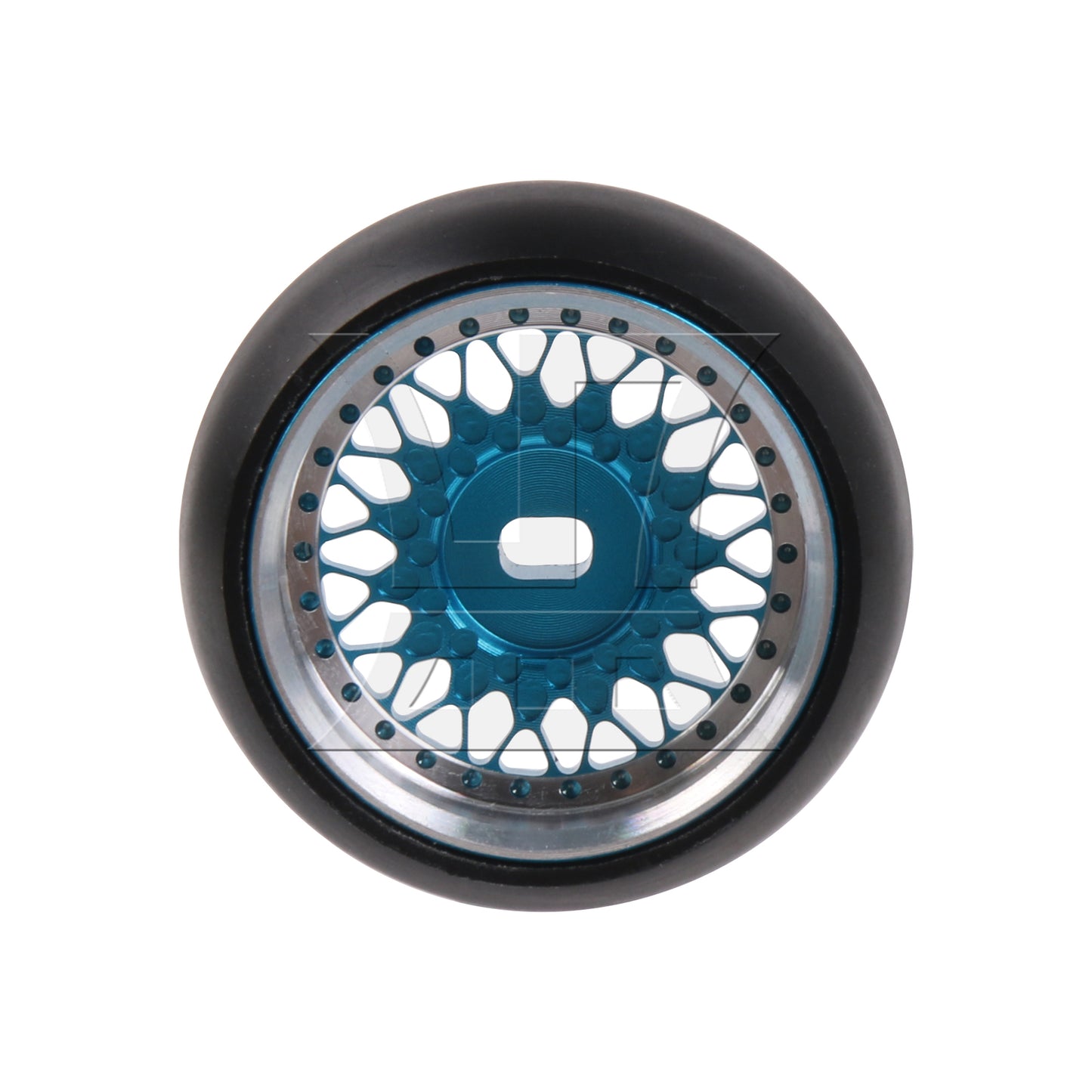 BQLZR RC1:28 Drift Wheel Tyre 0.98" Outer Dia Replacement for K969 K989 P929 Blue
