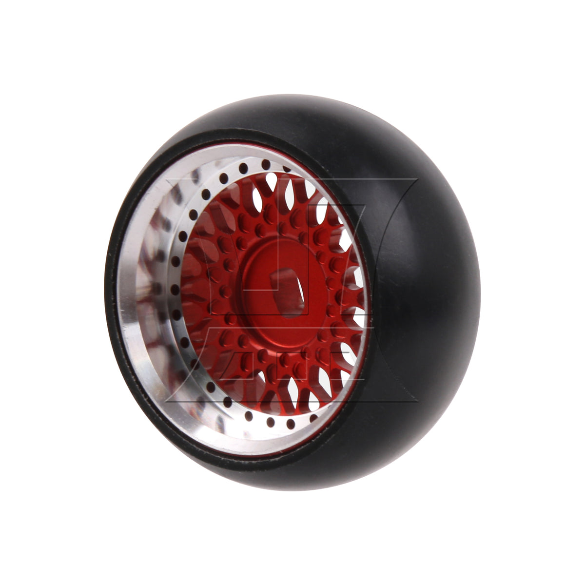 BQLZR RC1:28 Drift Wheel Tyre Replacement for K969-06R 0.98inch Outer Diameter Red