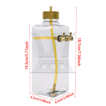 BQLZR 1pc Model Aircraft Transparent Oil Tank 500ml Remote Control Oil Tank