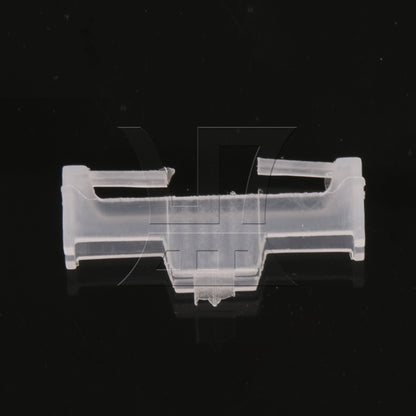 BQLZR 20pcs RC Servo Cable Clips Lock Transparent White for Upgrading and Replacing Buckles