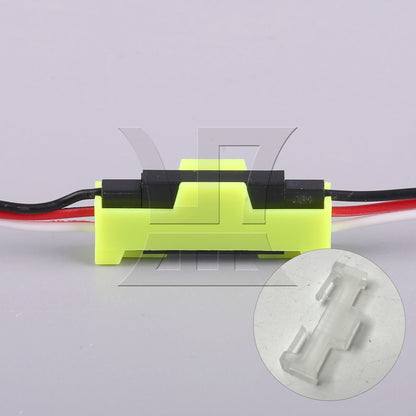 BQLZR 20pcs RC Servo Cable Clips Lock Transparent White for Upgrading and Replacing Buckles