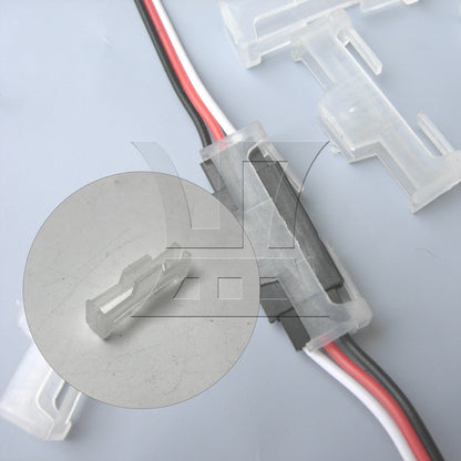 BQLZR 20pcs RC Servo Cable Clips Lock Transparent White for Upgrading and Replacing Buckles