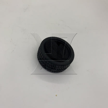 BQLZR 1pc RC1:10 On Road Car Rubber Tire D-008 Black for Model Car Repair Replacement Spare Parts