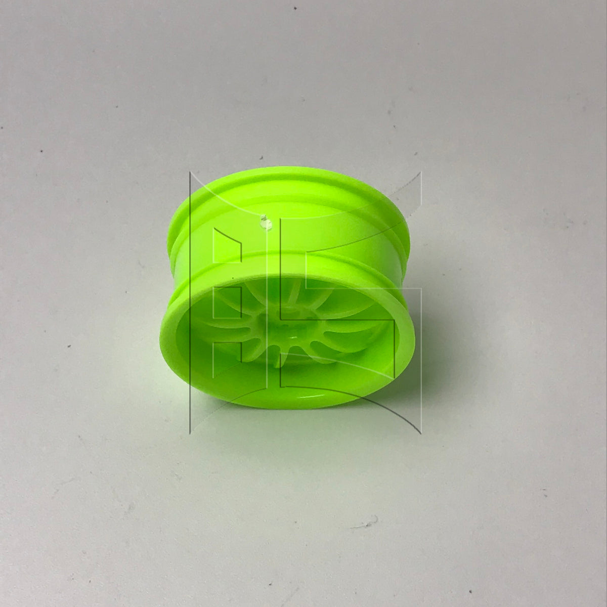 BQLZR 1pc RC1:10 On Road Car Plastic Wheel Rim 12-Spoke 110001G Green for Model Car Repair Replacement Spare Parts