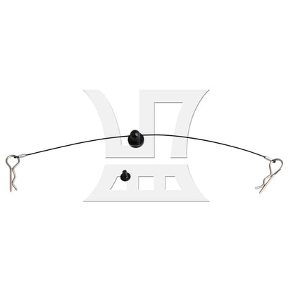 BQLZR 1pc RC1:10 Body Clip N10259Bl Black for Model Car Repair Replacement Spare Parts