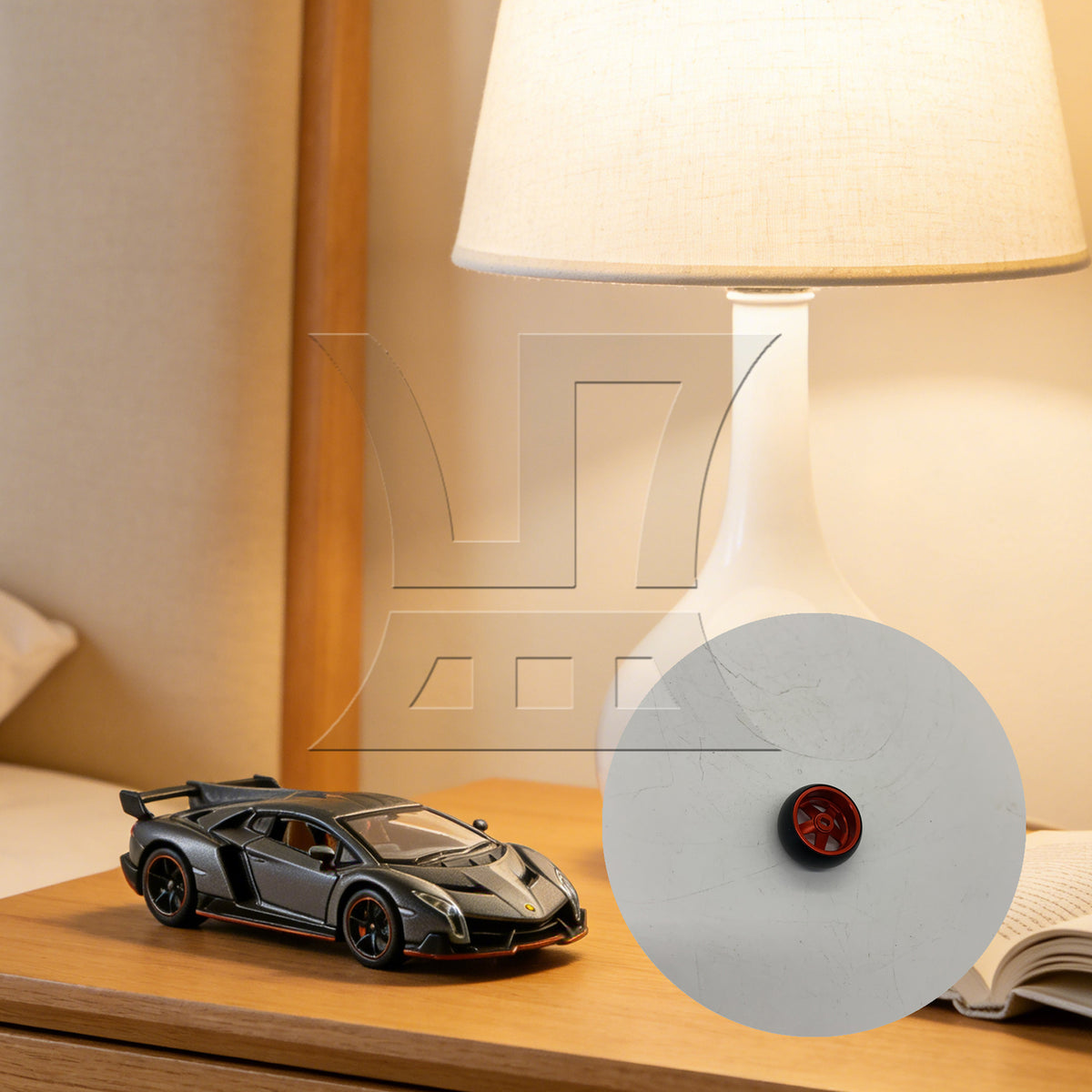 BQLZR 1pc Rc1:28 Drift Wheel K969-12R Red Model Car Repair Replacement Spare Parts