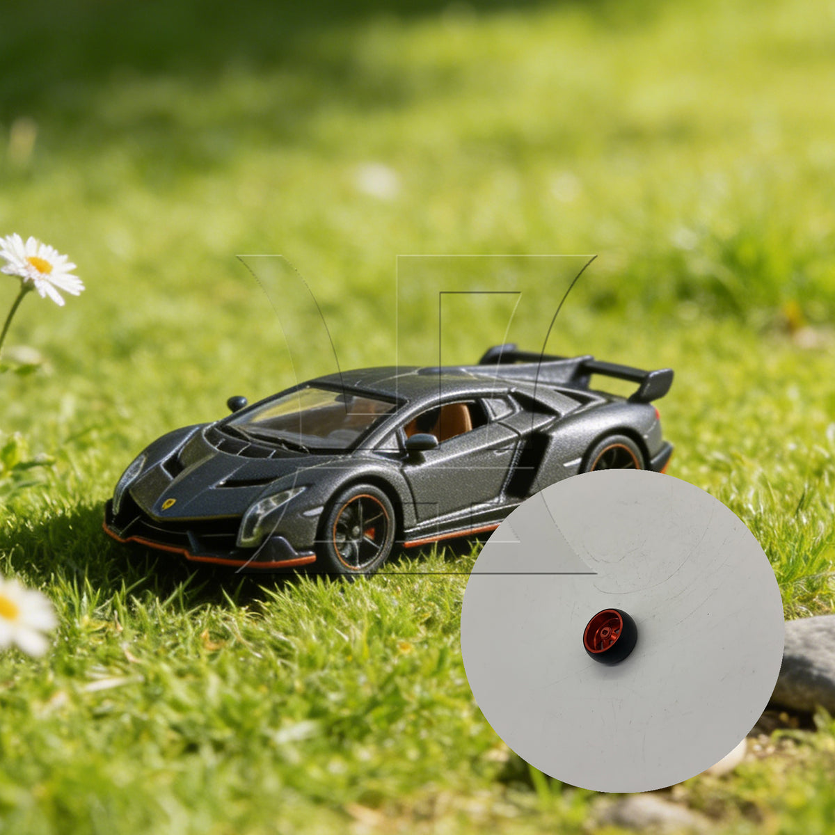 BQLZR 1pc Rc1:28 Drift Wheel K969-12R Red Model Car Repair Replacement Spare Parts