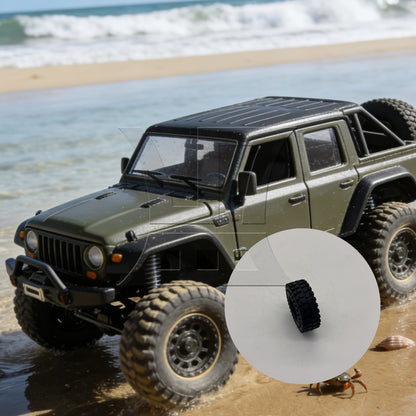 BQLZR 1pc RC1:24 Crawler Tire 1.25 Inch C3050Bl Model Car Repair Replacement Spare Parts
