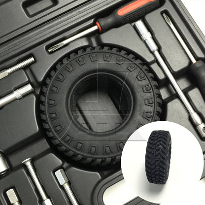 BQLZR 1pc Rc1:24 Climbing Car Tire 60mm C3053Bl Model Car Repair Replacement Spare Parts