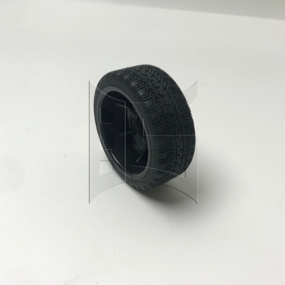 BQLZR 1pc RC1:10 On Road Car Tire And Black Wheel Rim 20156 for Model Car Repair Replacement Spare Parts