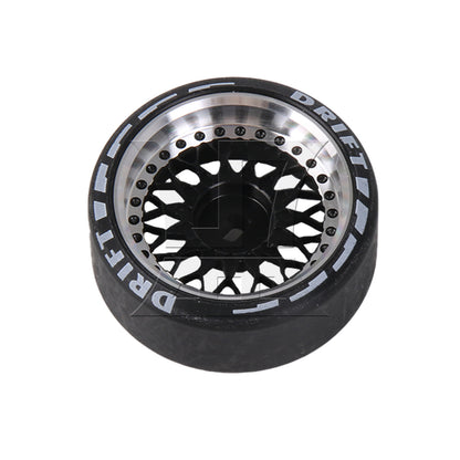 BQLZR 4pcs RC1:28 Drift Car Tires K969-20BL Black for Model Car Repair Replacement Spare Parts