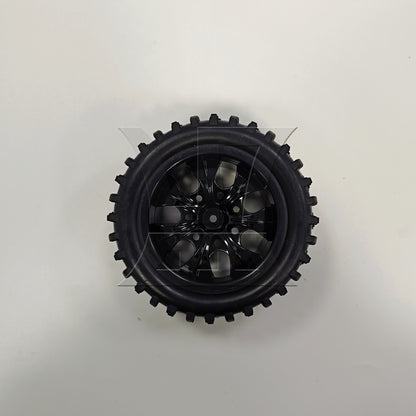BQLZR 1pc Rc1:10 Truck Wheel Black 8020 Model Car Repair Replacement Spare Parts