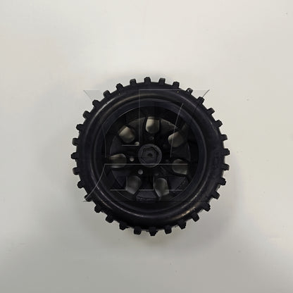 BQLZR 1pc Rc1:10 Truck Wheel Black 8020 Model Car Repair Replacement Spare Parts