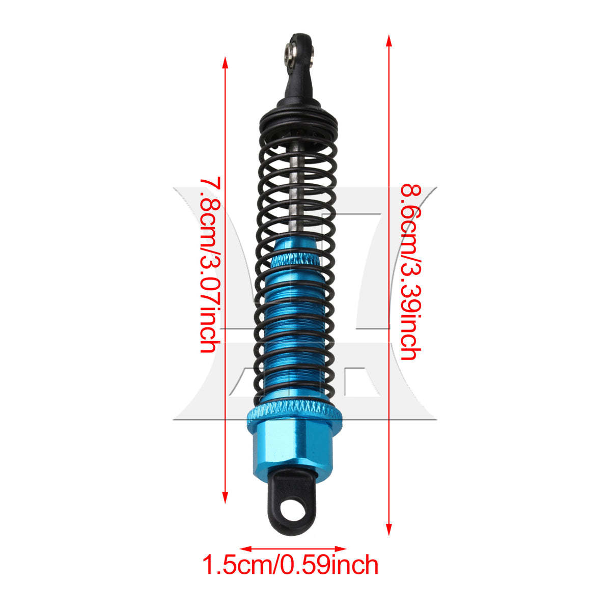 BQLZR 1pc RC1:16 Off-Road Shock Absorber 286004B Blue for Model Car Racing