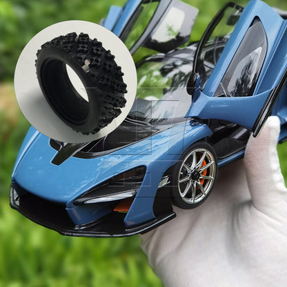 BQLZR 1pc RC1:10 On Road Car Fish Pattern Rubber Tire D-006 Black Remote Control Vehicle Accessories Parts