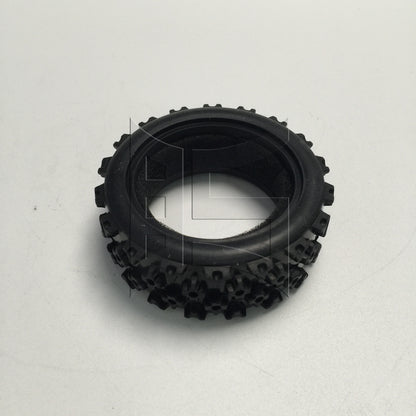 BQLZR 1pc RC1:10 On Road Car Fish Pattern Rubber Tire D-006 Black Remote Control Vehicle Accessories Parts